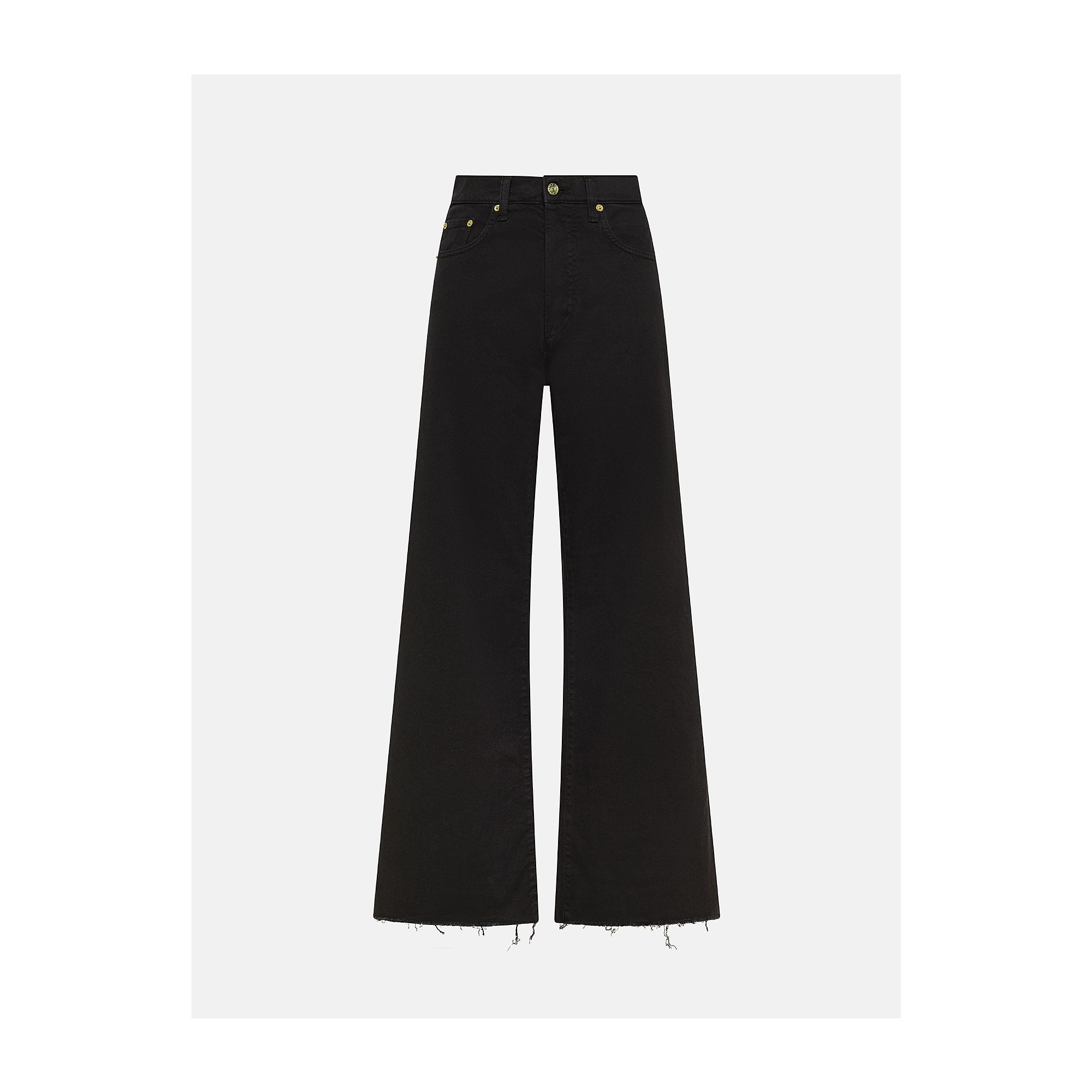 Luna mid rise flared reactive dyed row edge