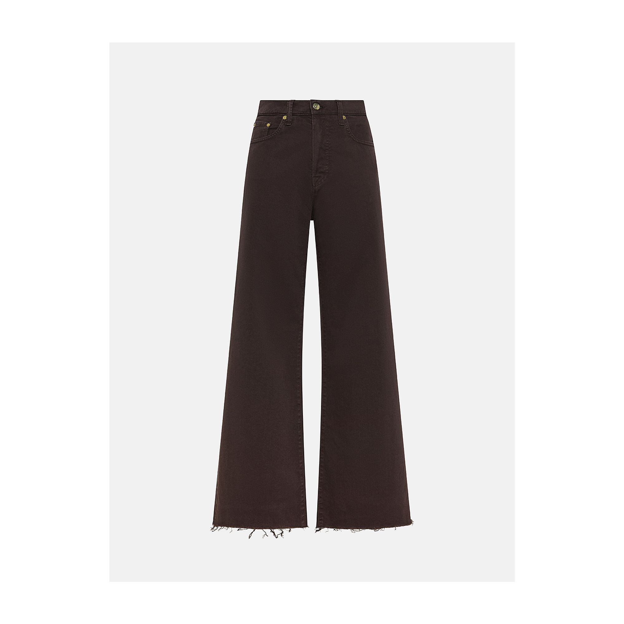 Luna mid rise flared reactive dyed row edge