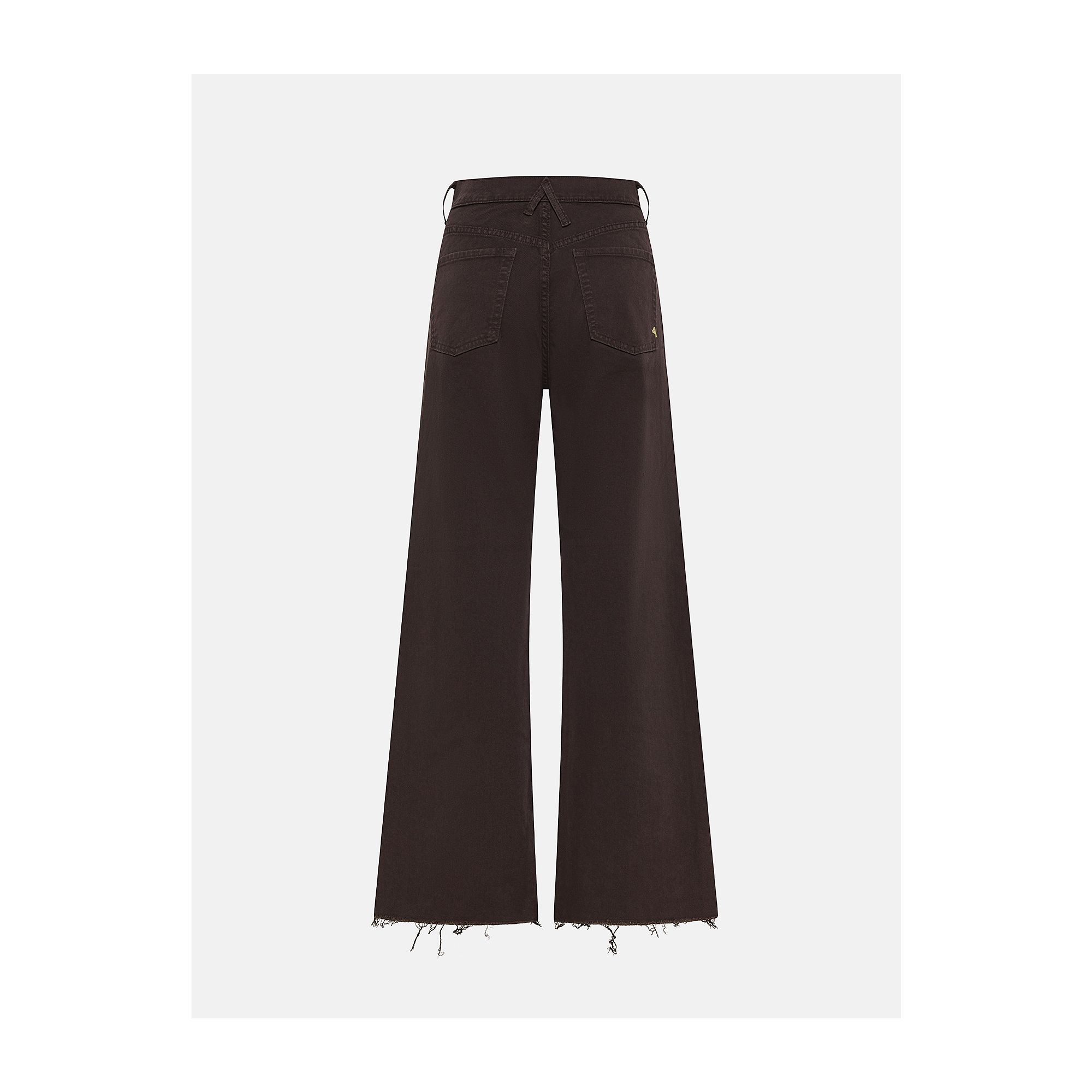 Luna mid rise flared reactive dyed row edge