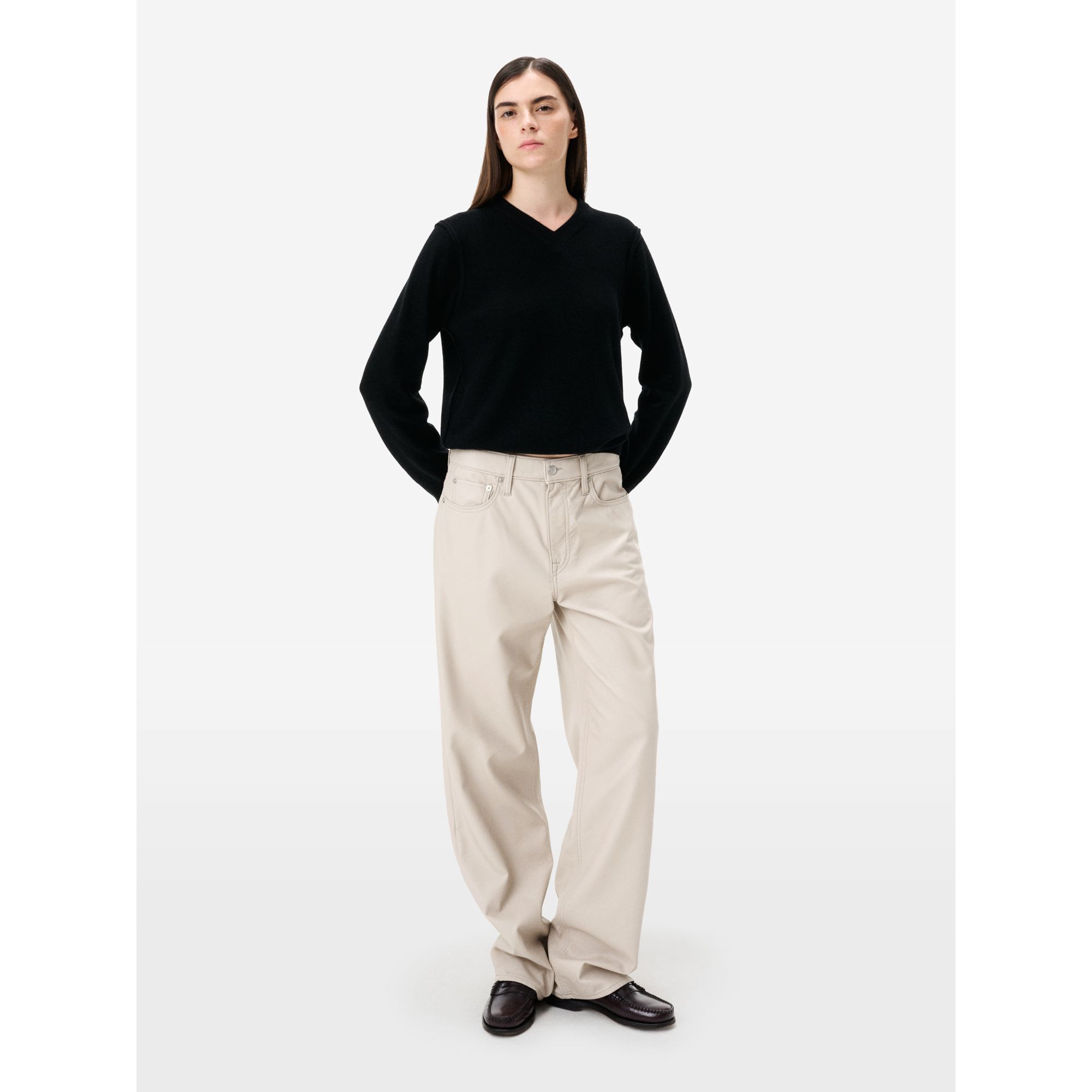 Mila '90s fit low rise straigth leg rinse wash