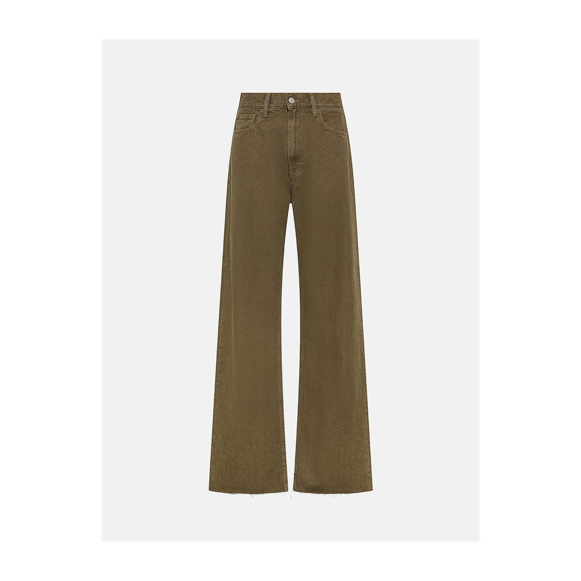 Zoe high rise straight leg stone wash destroyed edge
