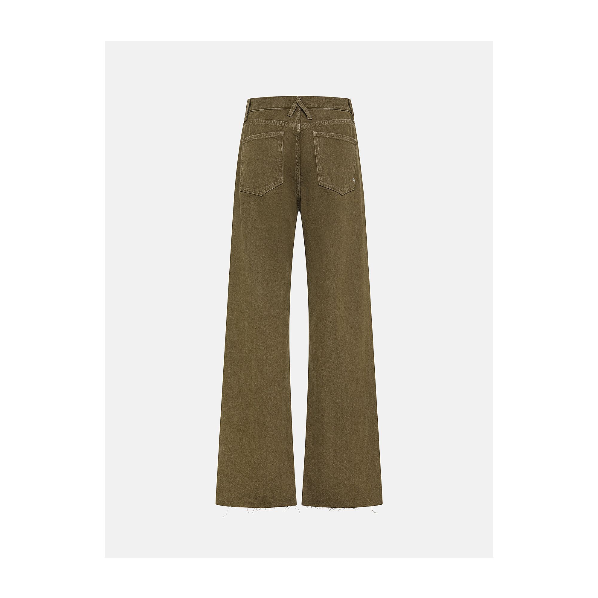Zoe high rise straight leg stone wash destroyed edge