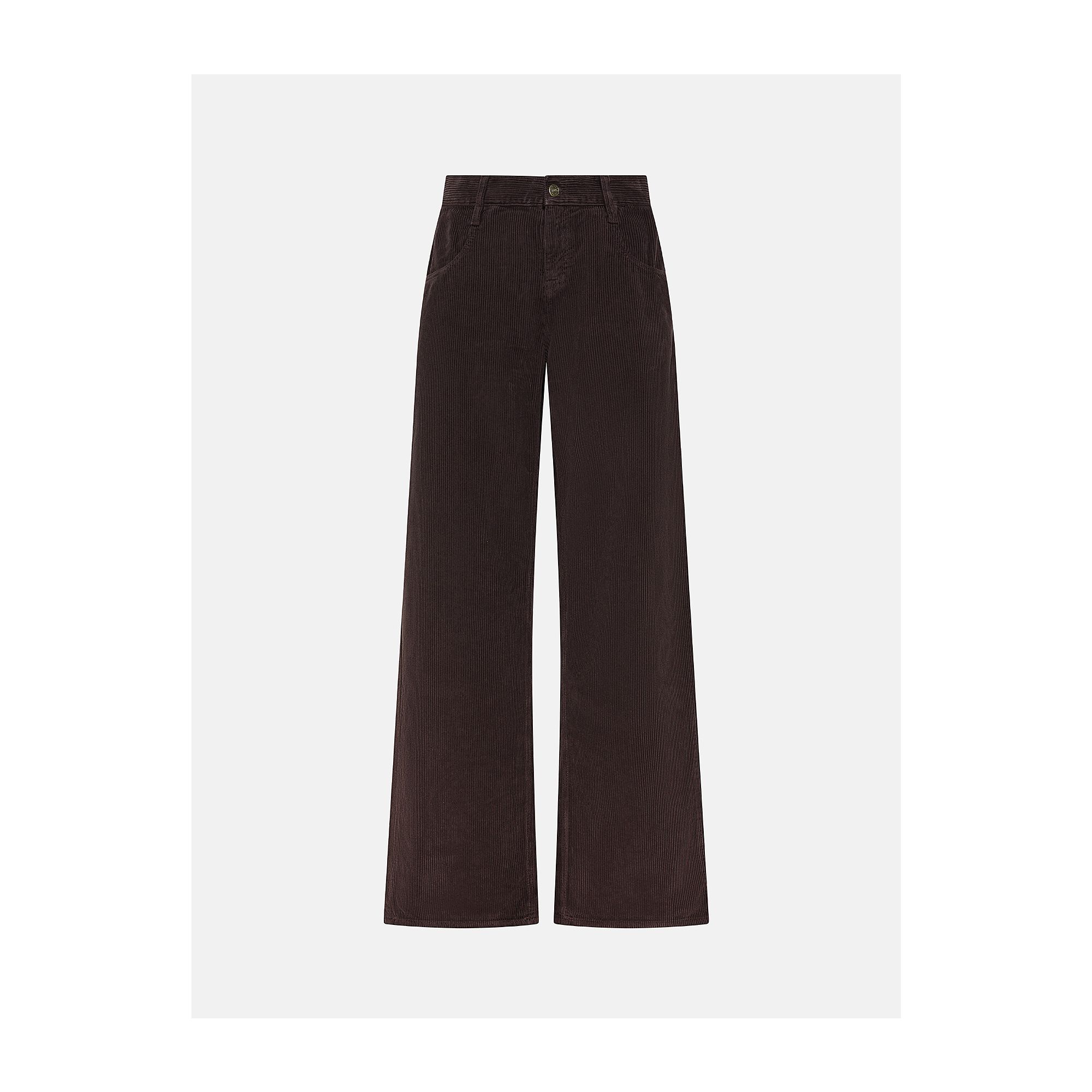 Aida low super fitted low waist volume leg direct dyed