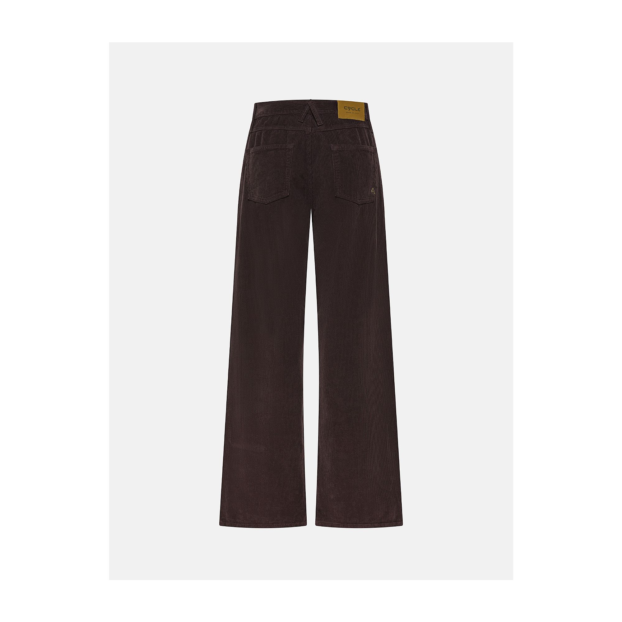 Aida low super fitted low waist volume leg direct dyed
