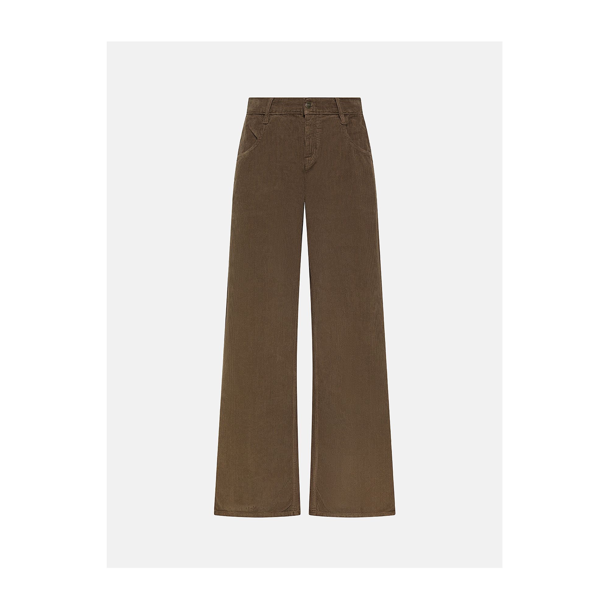 Aida low super fitted low waist volume leg direct dyed
