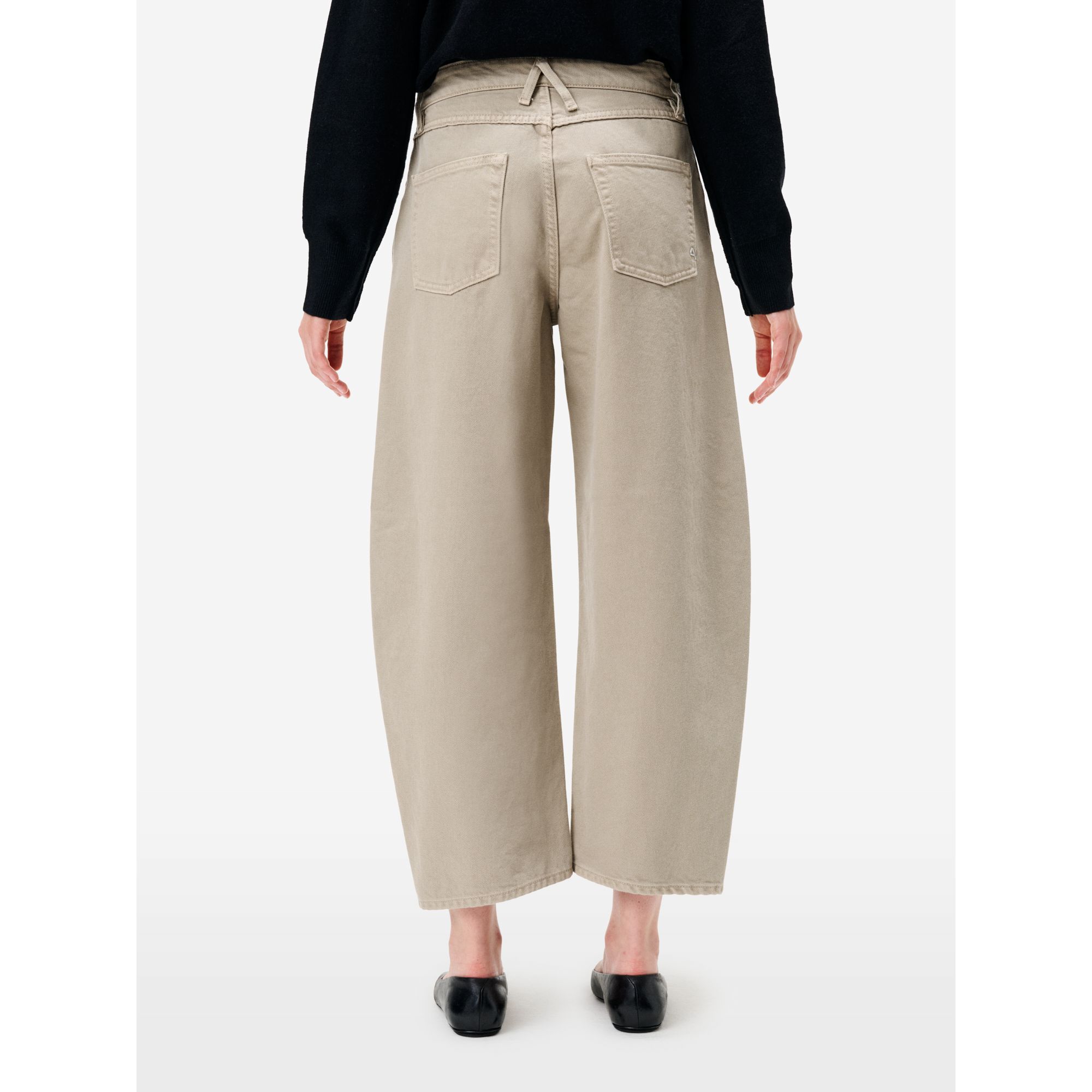 Aida crop super fitted low waist cropped curve leg direct dyed