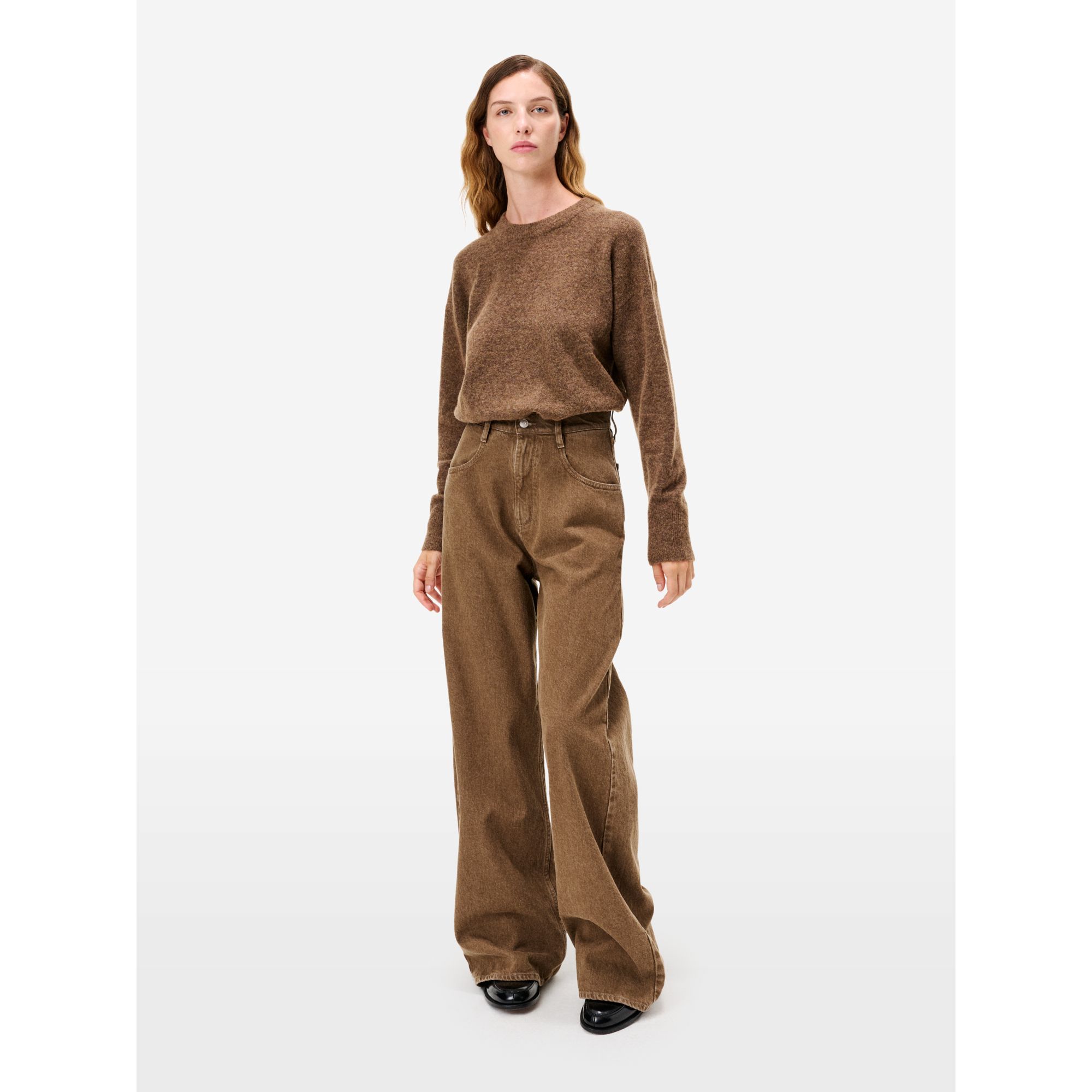 Camel loose-fit Emily jeans