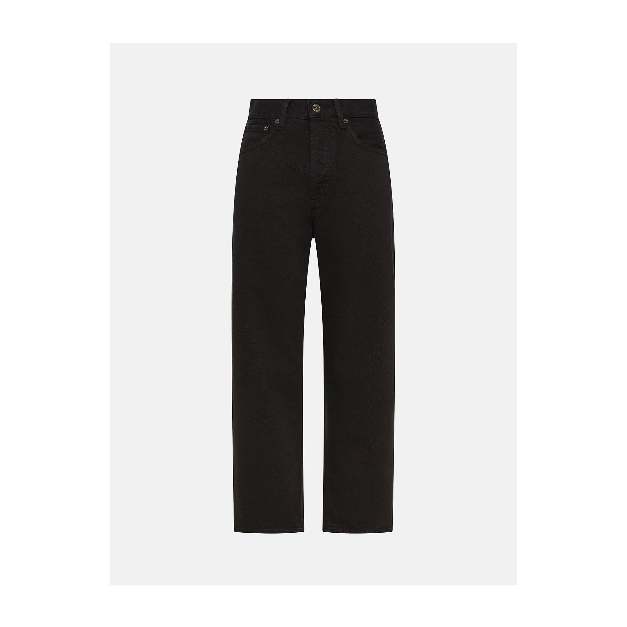 Bella mid rise mom fit cropped leg direct dyed