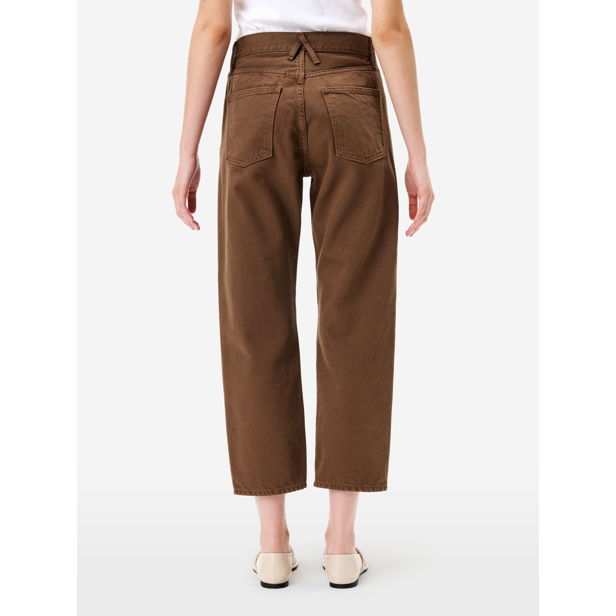 Camel Bella mum-fit jeans