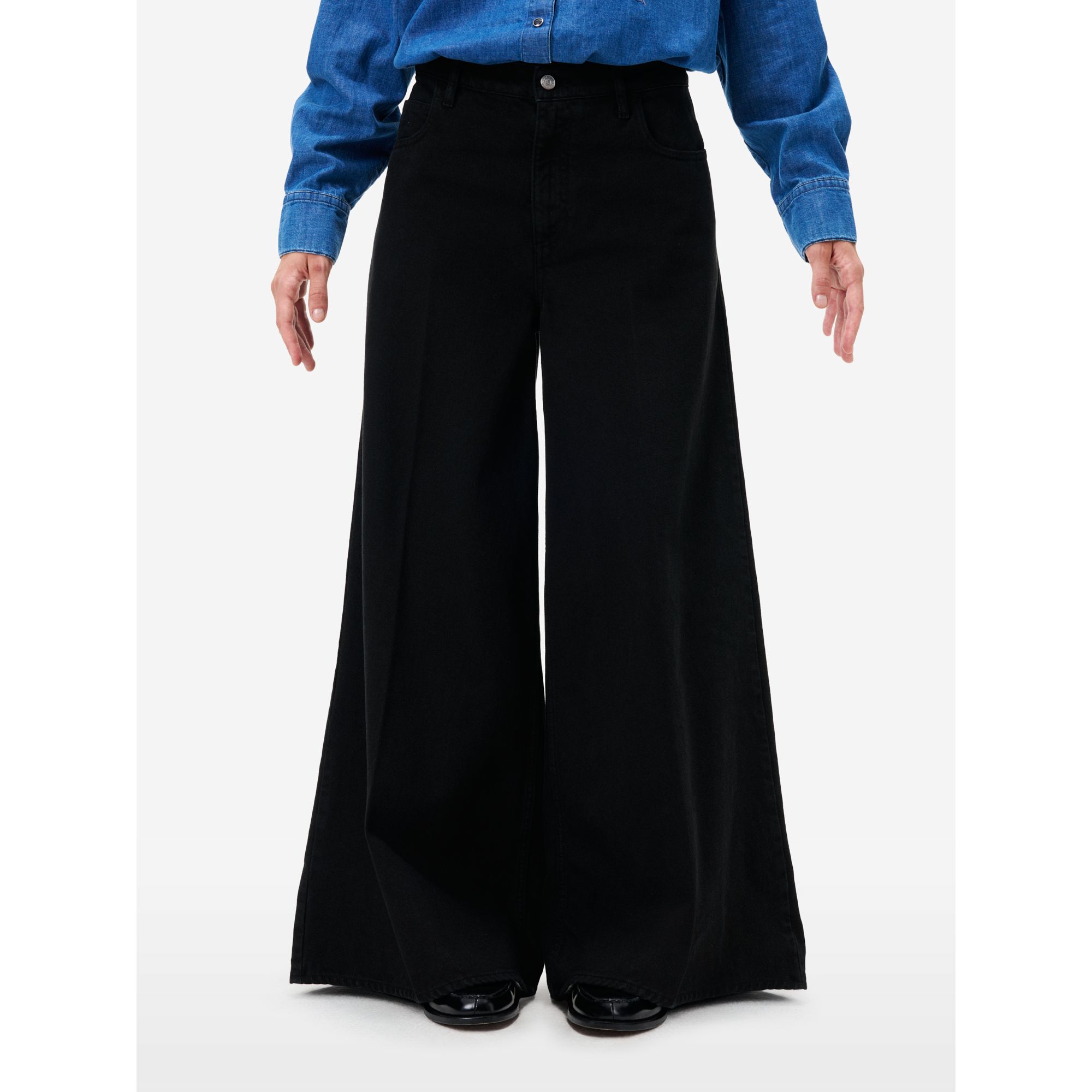 Anna wide pant direct dyed