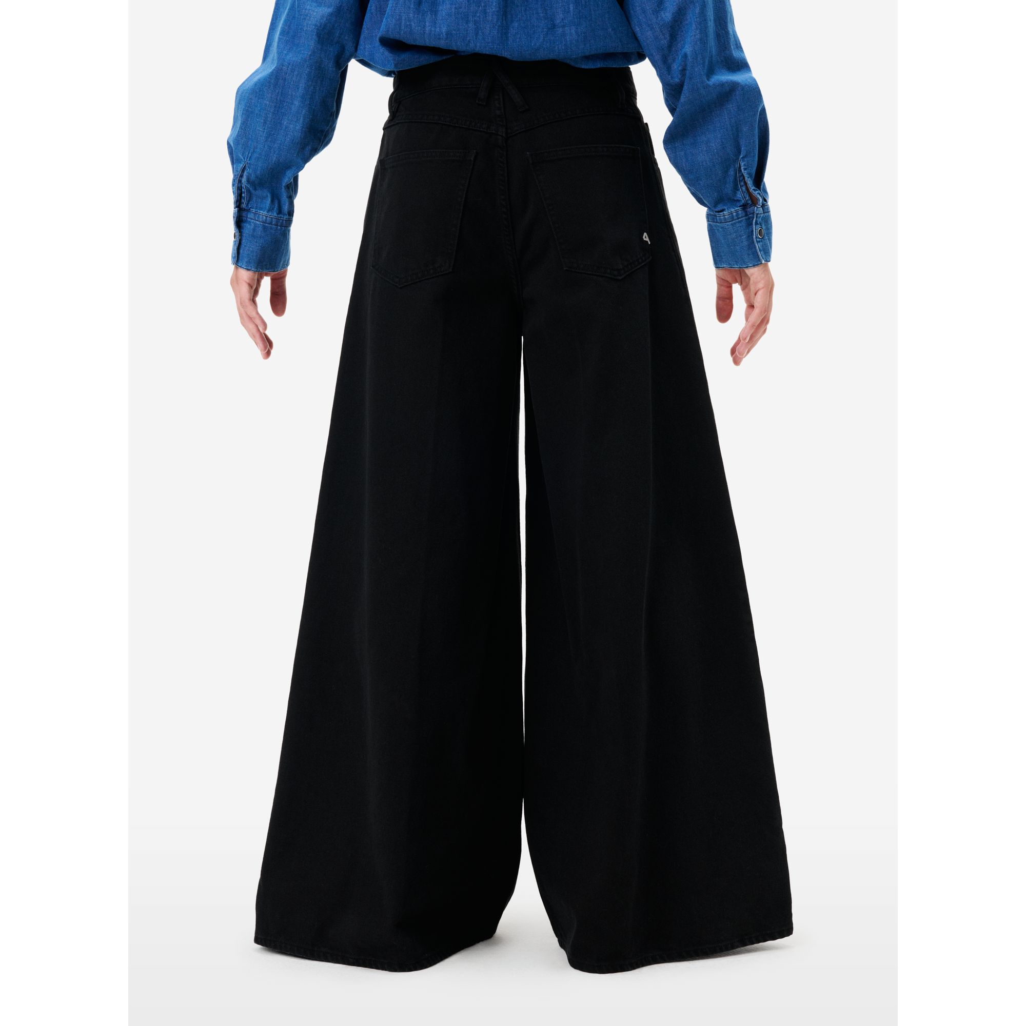 Anna wide pant direct dyed