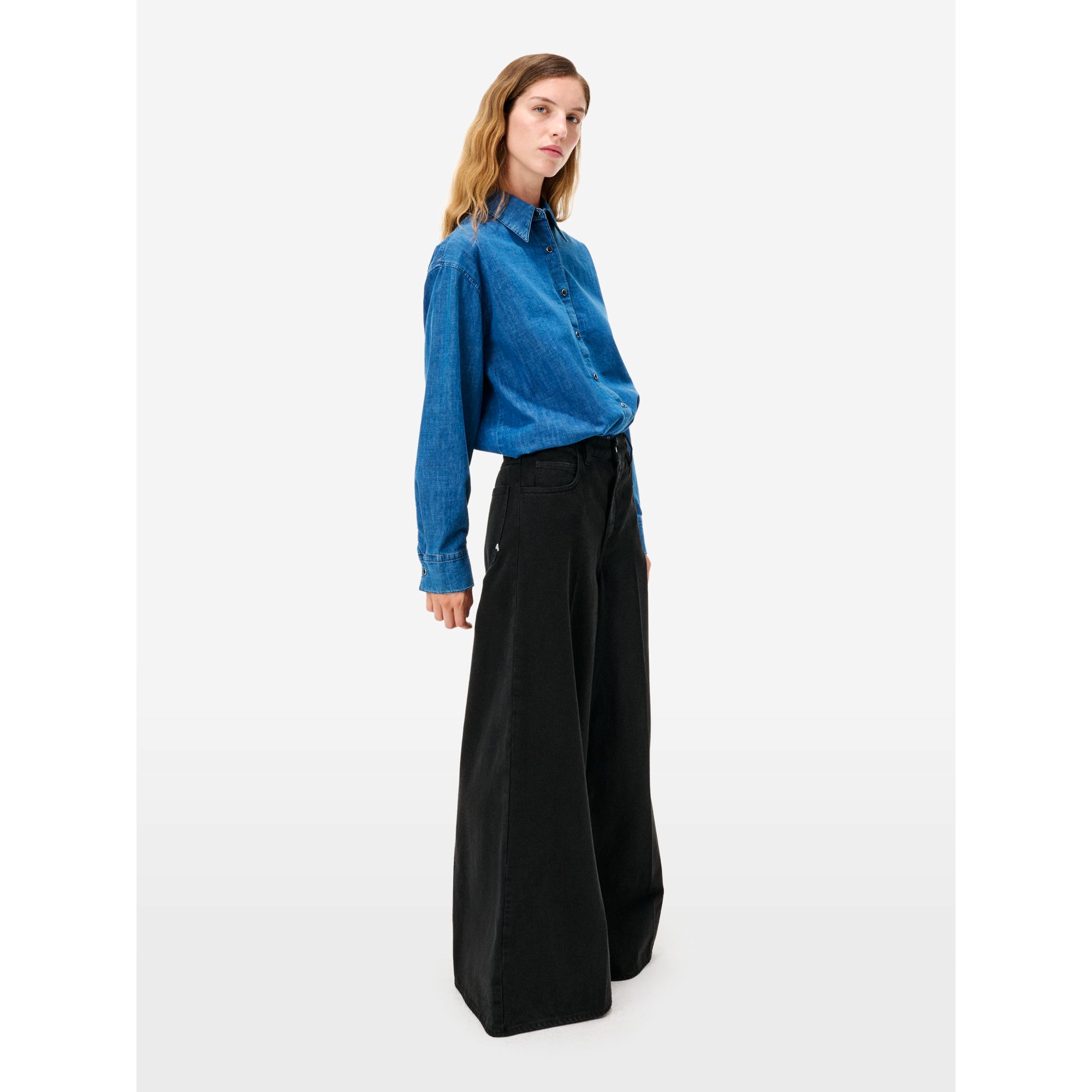 Anna wide pant direct dyed