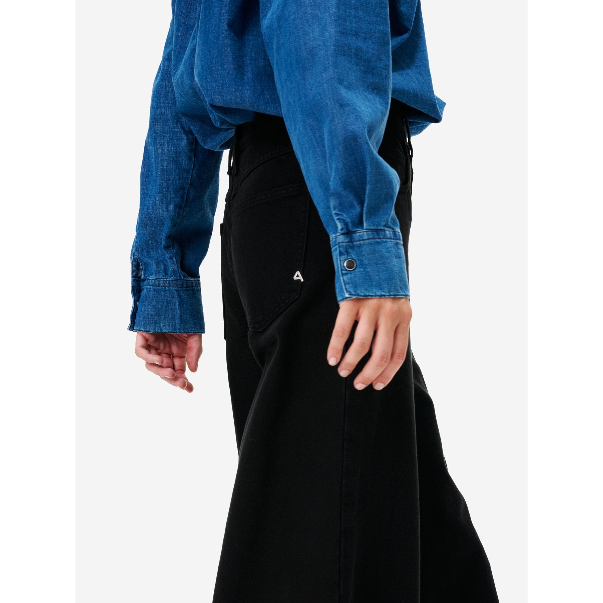Anna wide pant direct dyed
