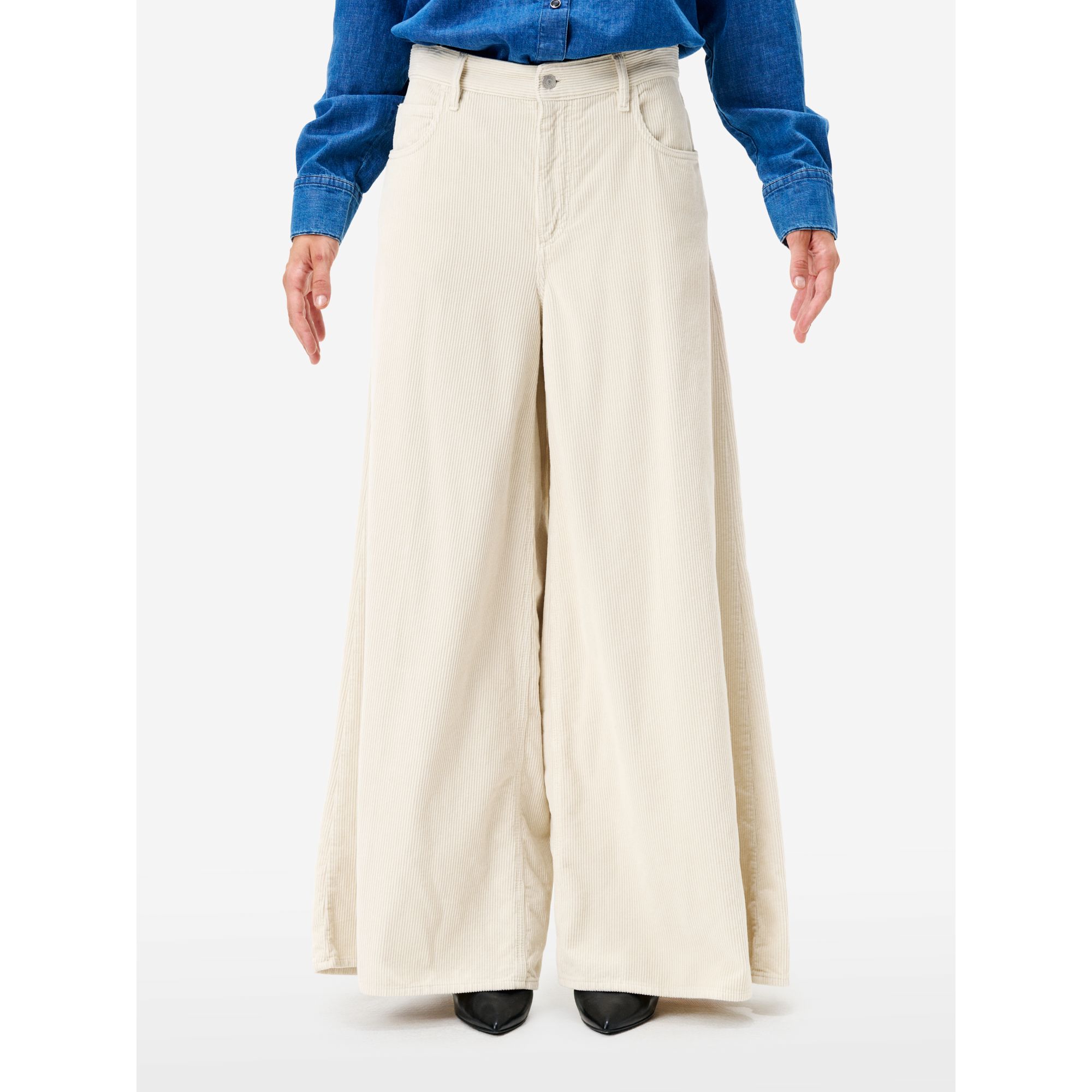 Anna wide pant direct dyed