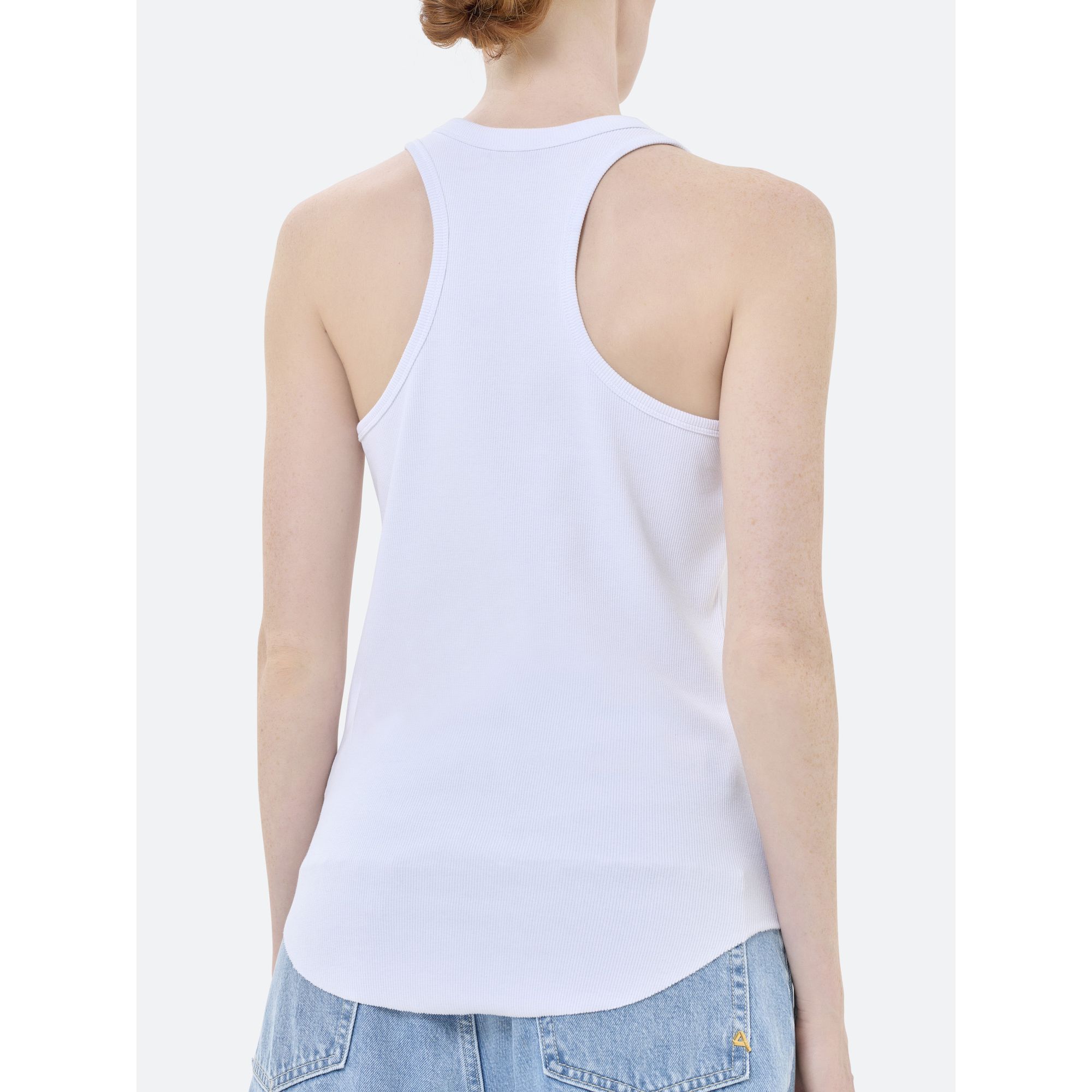 RIBBED AMERICA VEST TOP