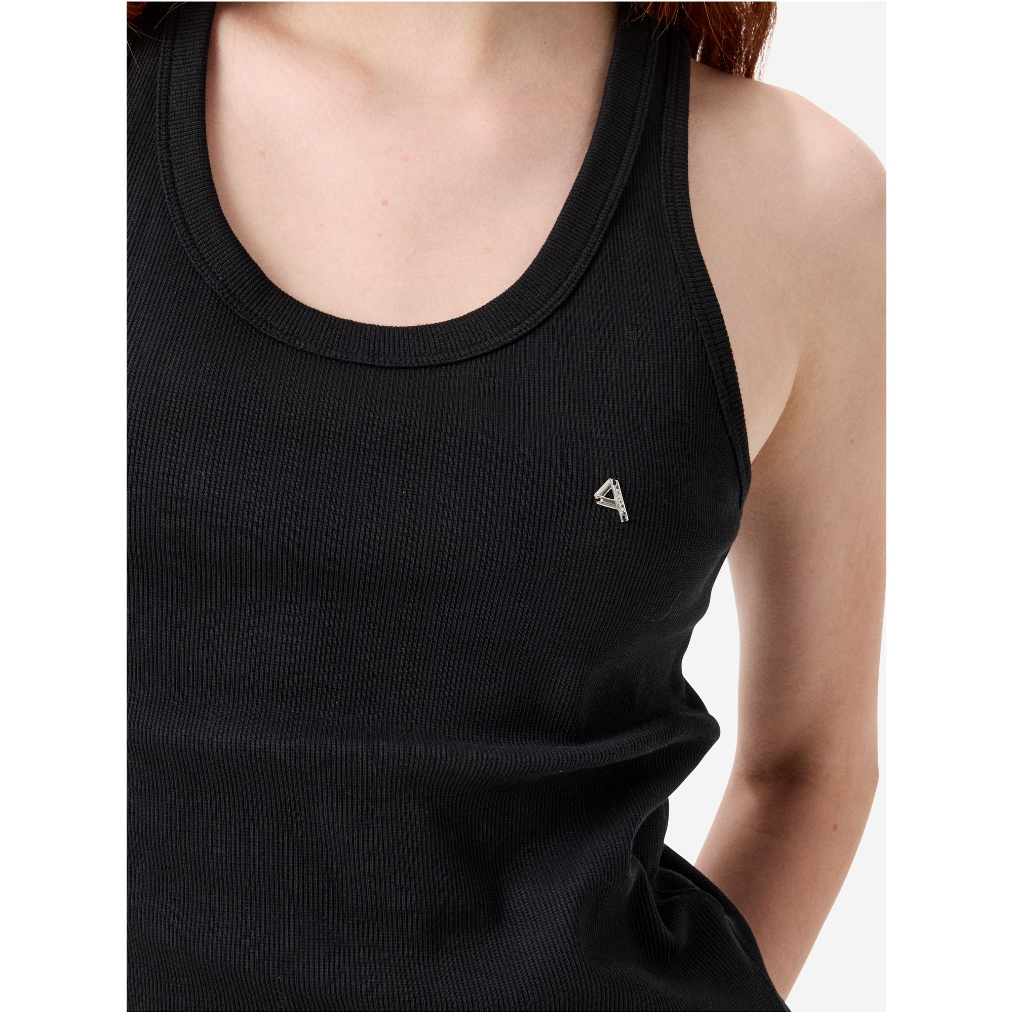 America ribbed tank top rinse wash