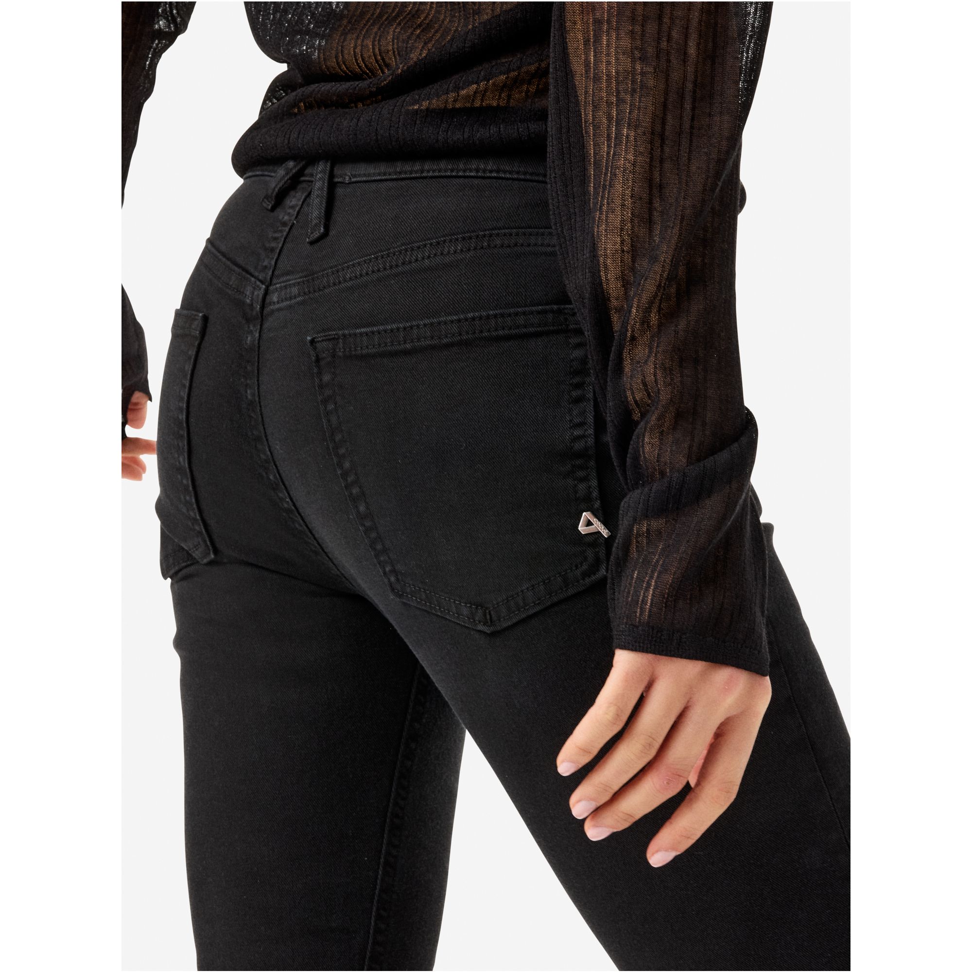 Body slim high rise direct dyed