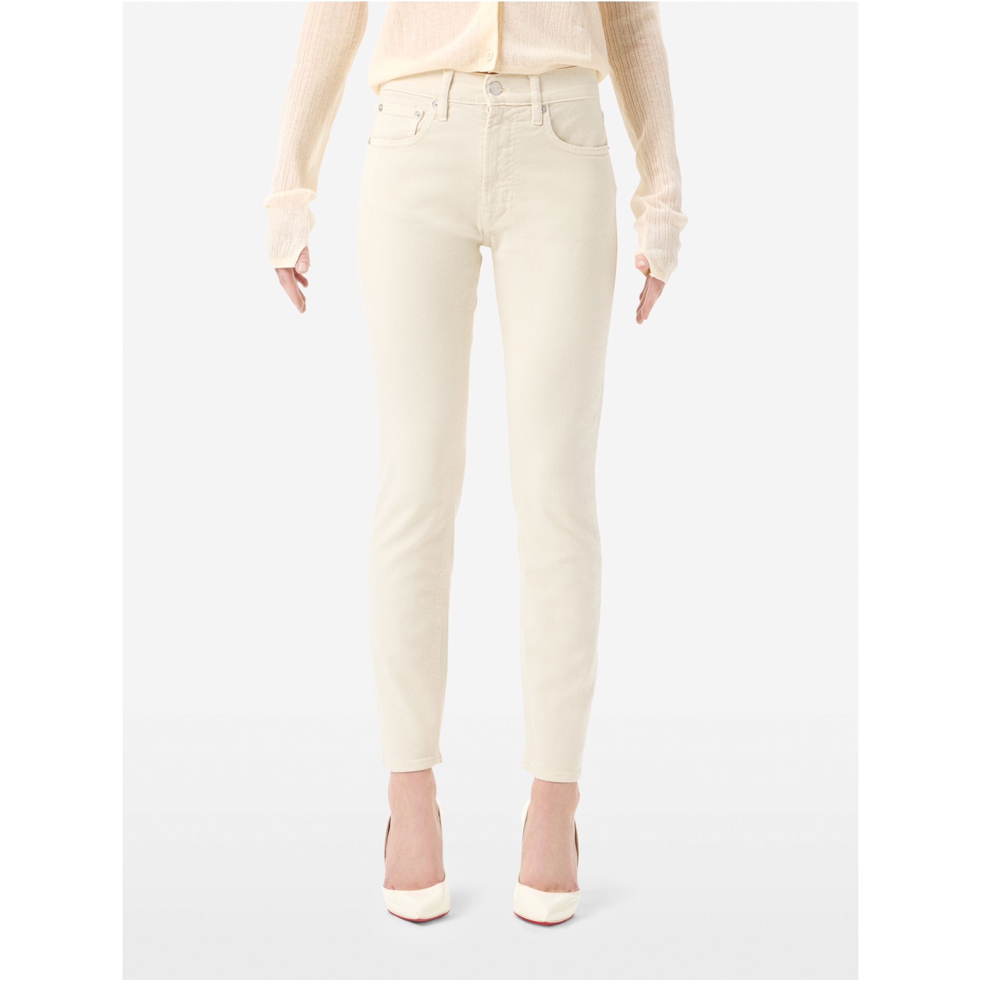 Body slim high rise direct dyed