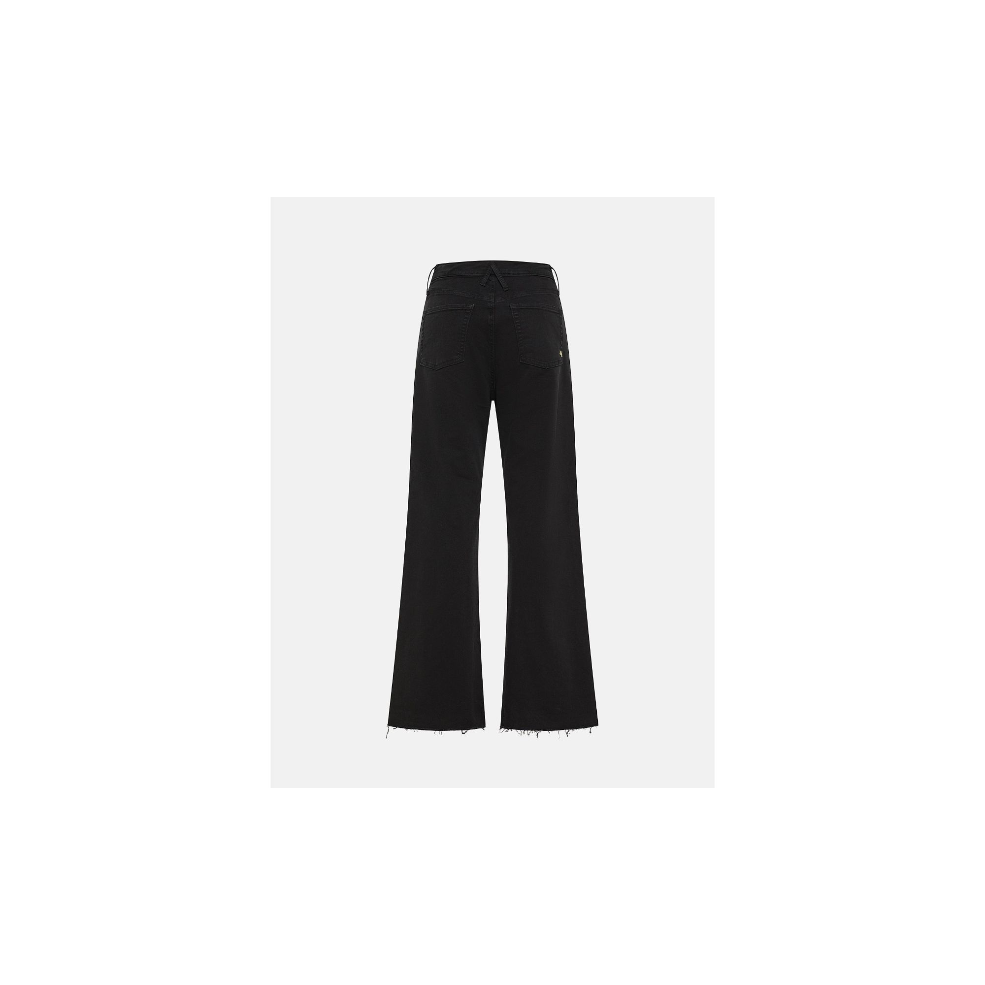 Luna mid rise flared reactive dyed row edge