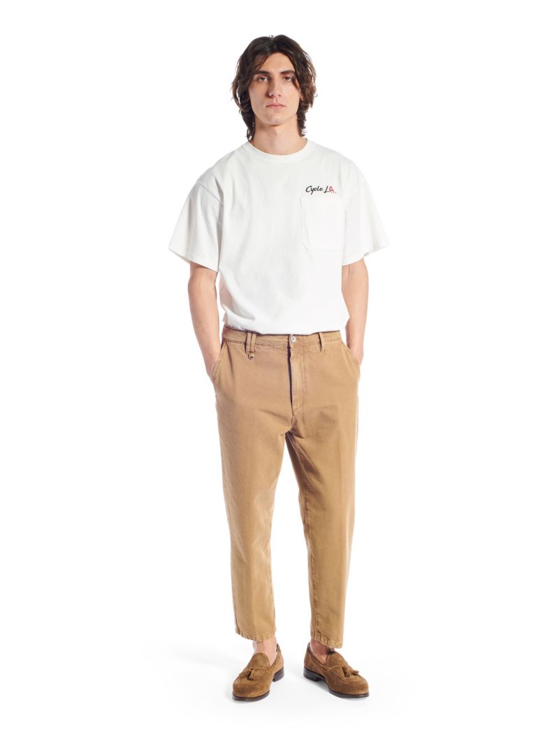 YOUNG CHINO OVER CROPPED OLD DYED FOX