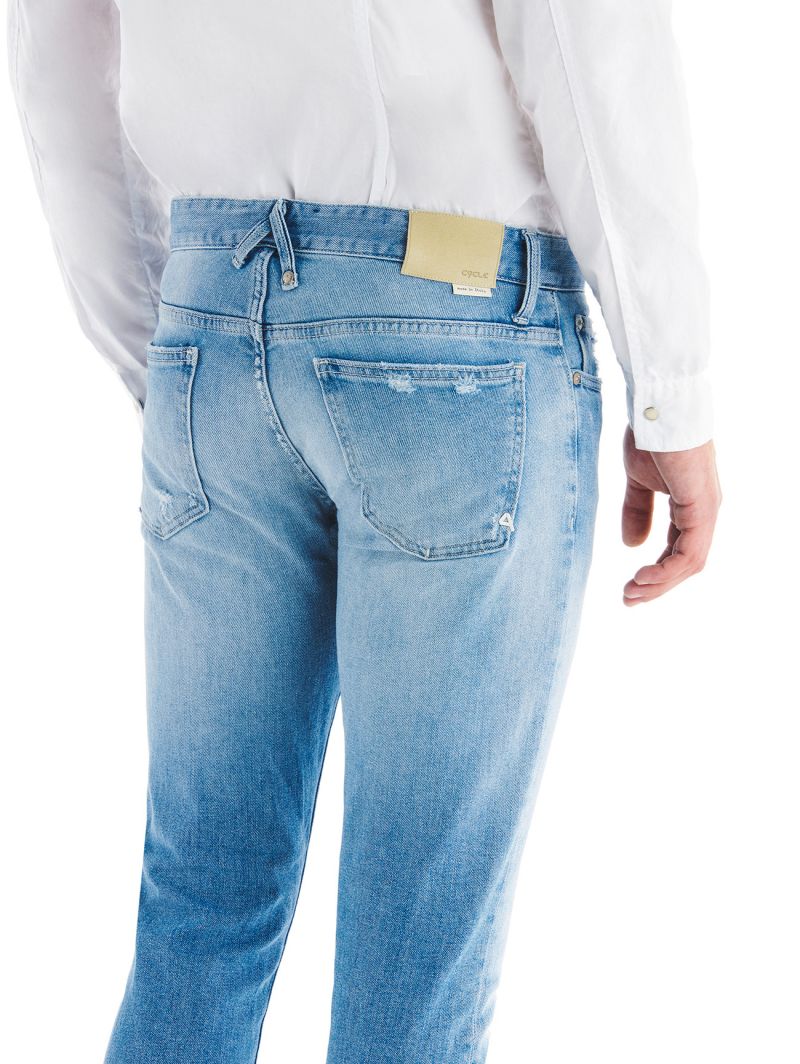 BONE COMFORT SKINNY BLEACHED DESTROYED