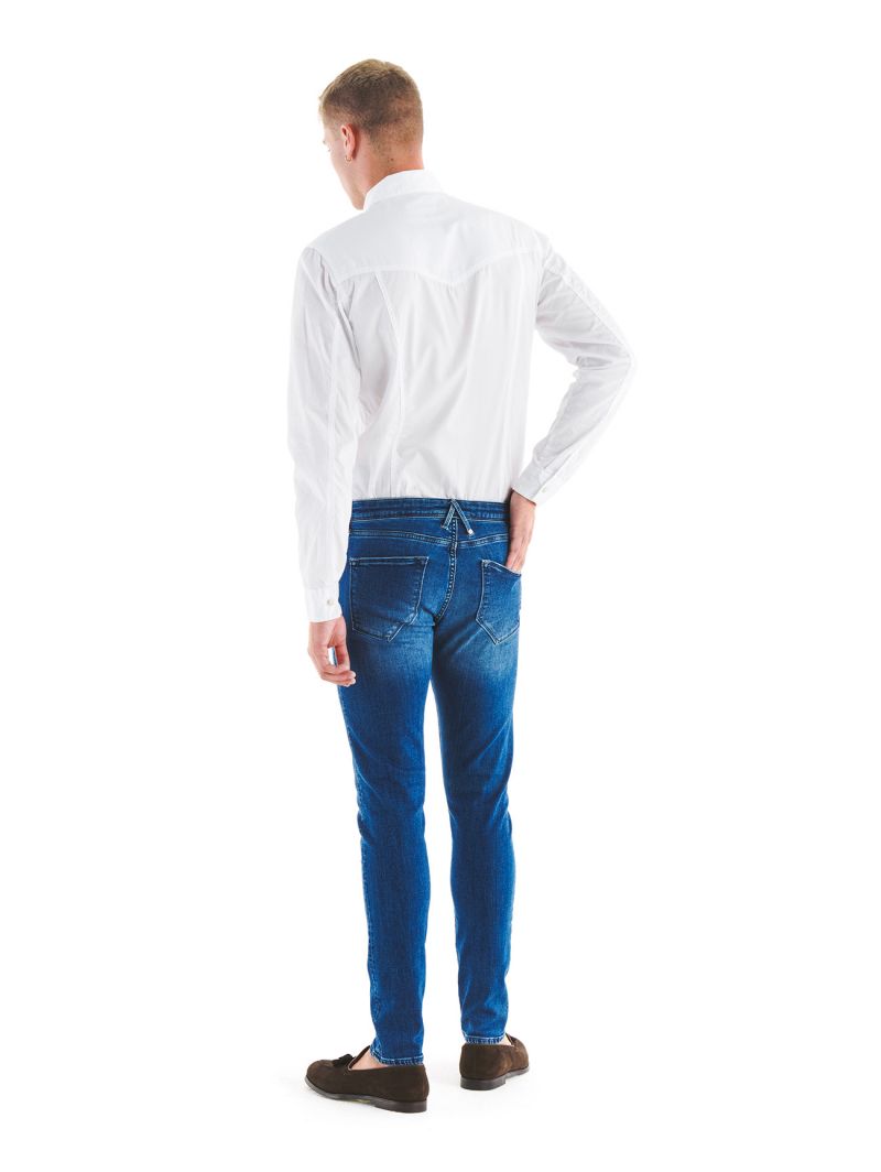 TOUCH STRETCH SKINNY LASER&OZONE FINISH