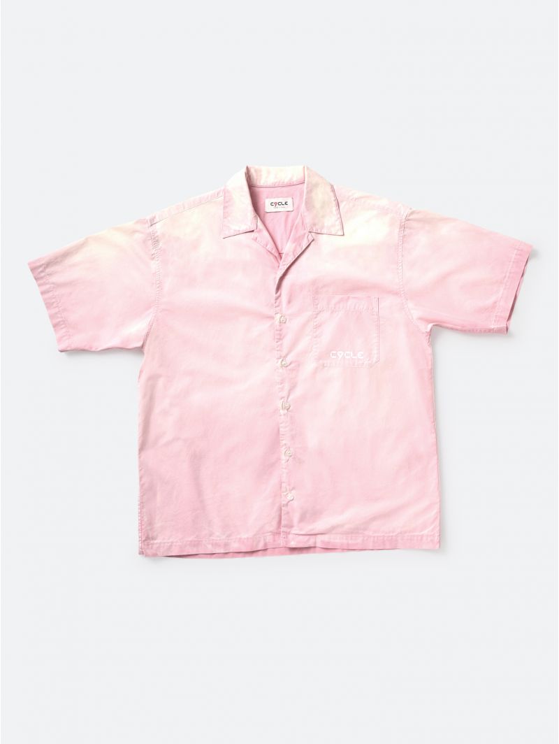 SAM PRINTED BOWLING SHIRT SOLAR DYED