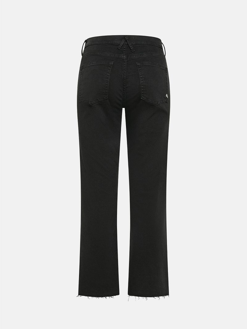 KATE NEW SLIM CROP BOOTCUT RINSE WASH ROW EDGE