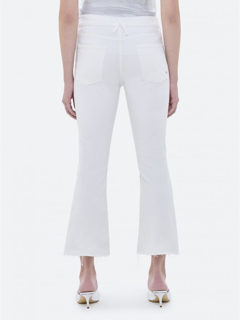 KATE NEW SLIM CROP BOOTCUT RINSE WASH ROW EDGE