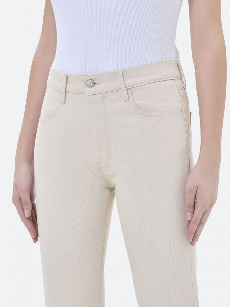 KATE NEW SLIM CROP BOOTCUT TURN UP RINSE WASH