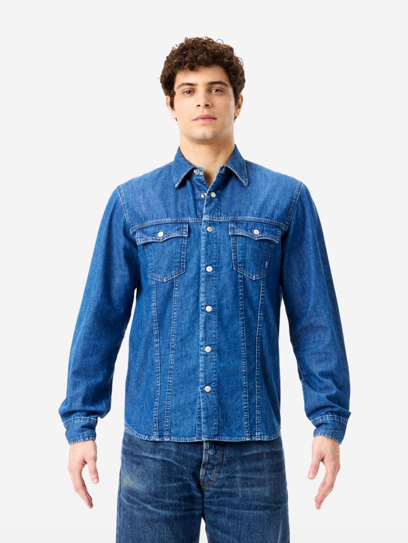 James denim overshirt