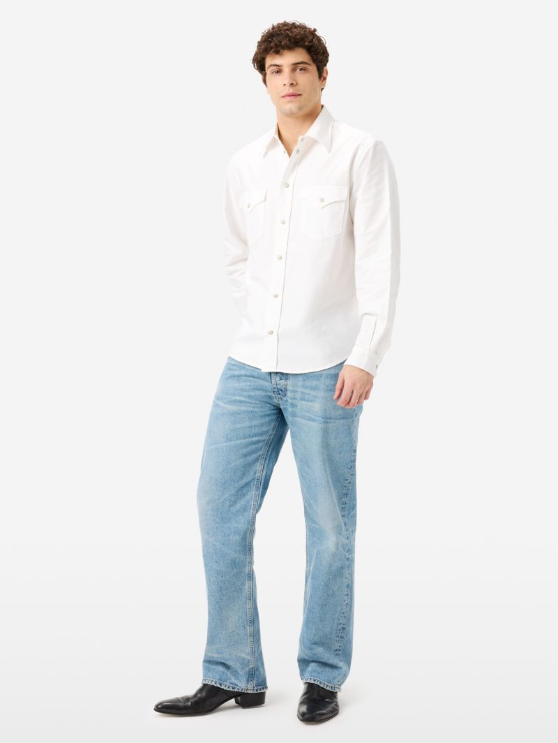 Camicia Rayan in cotone Oxford con logo ricamato