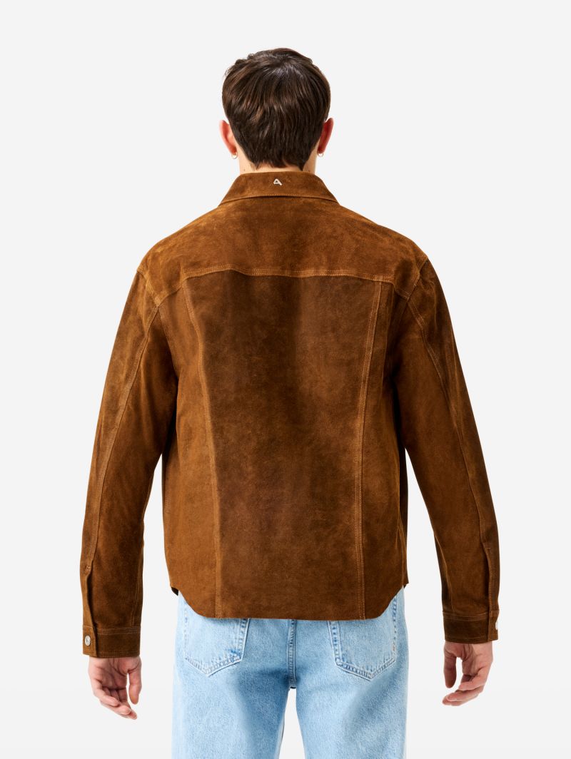 James suede overshirt