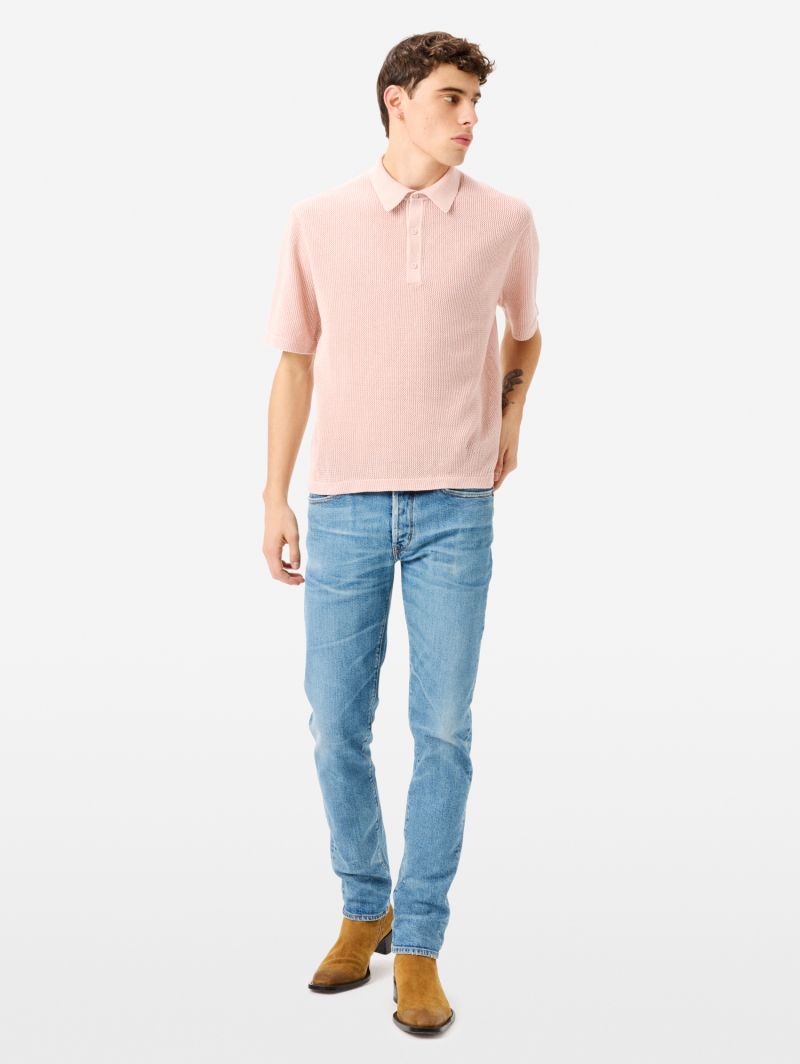 Jimmy polo s/s acid wash