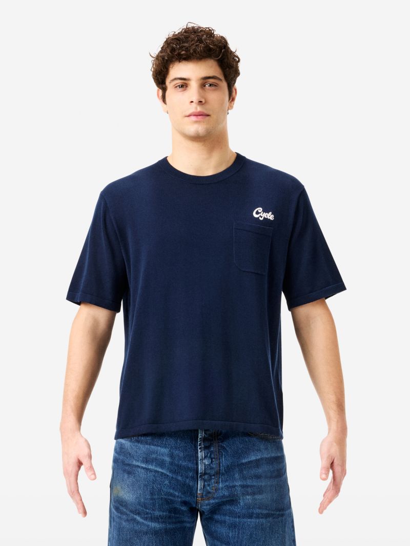 Boxy Pocket T-shirt with logo and breast pocket