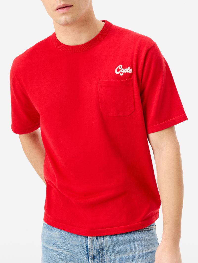 Boxy Pocket T-shirt with logo and breast pocket