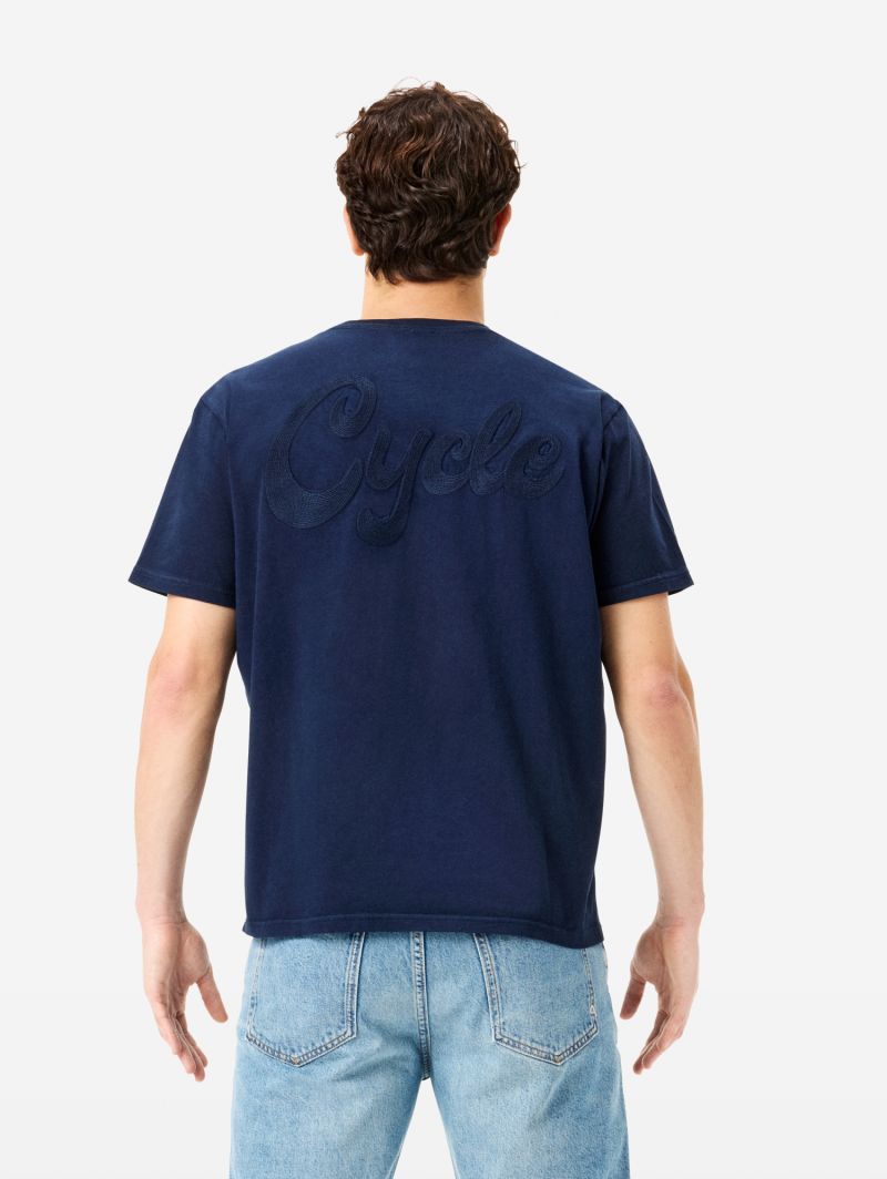 Over T-shirt with logo on the back