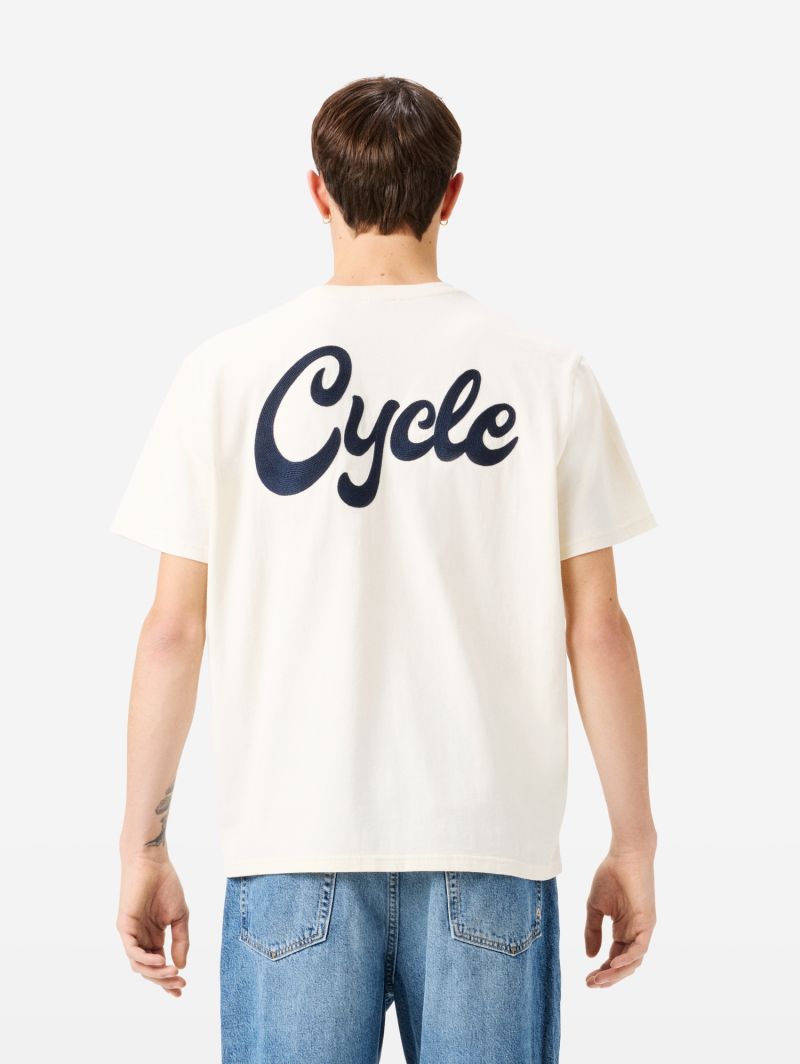 Over T-shirt with logo on the back