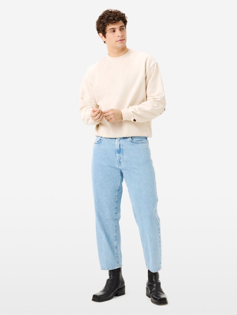 Jumbo baggy fit light bleach