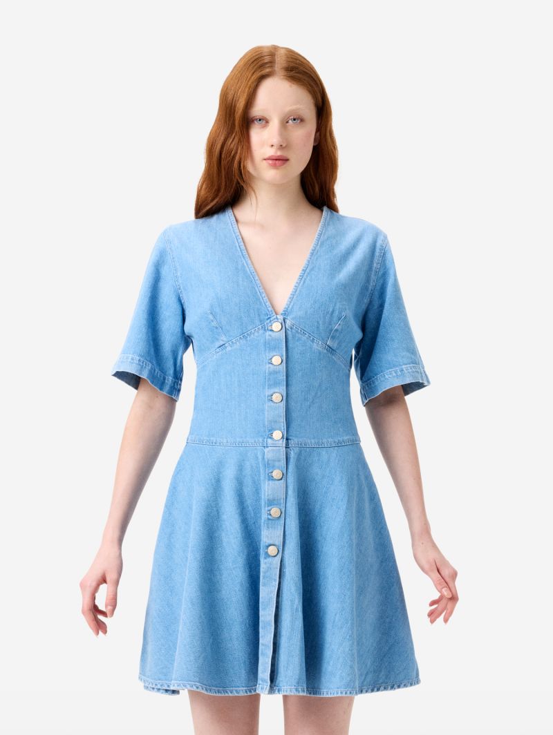 Emma short denim dress