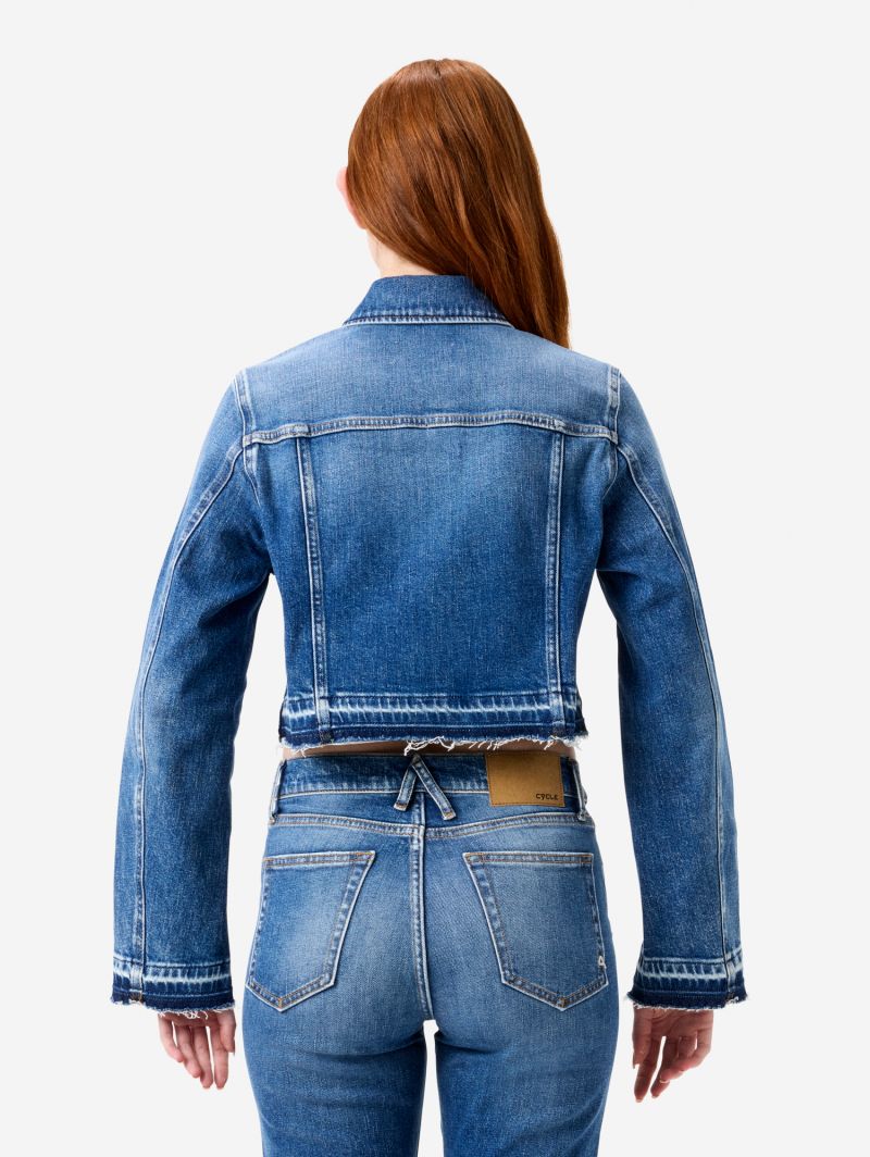 Slim-fit Milù trucker jacket