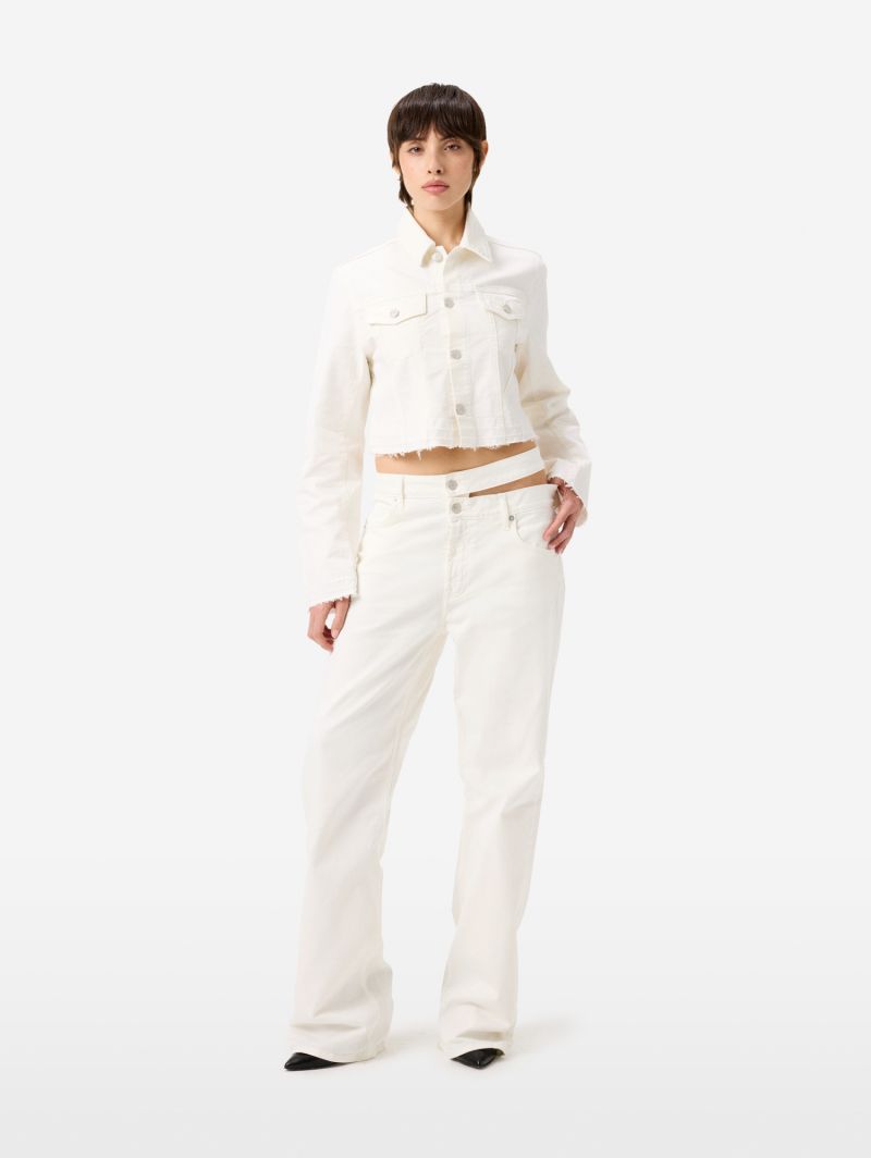 Slim-fit Milù trucker jacket