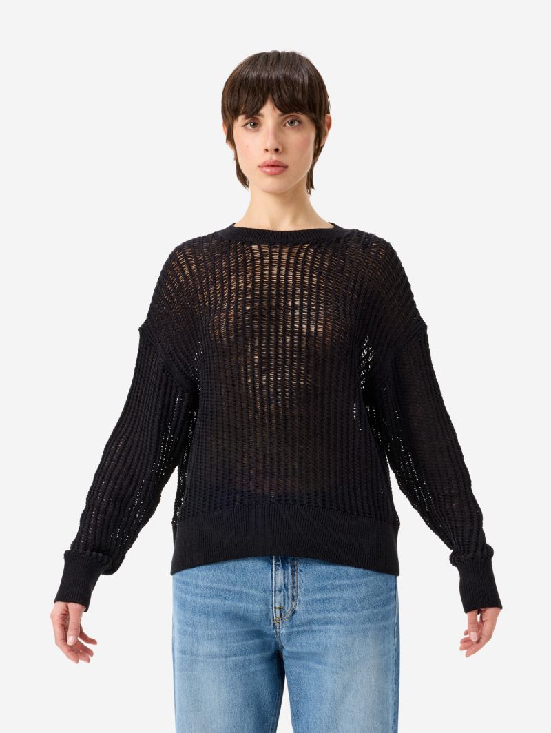 Lux jumper with cut-out on the back
