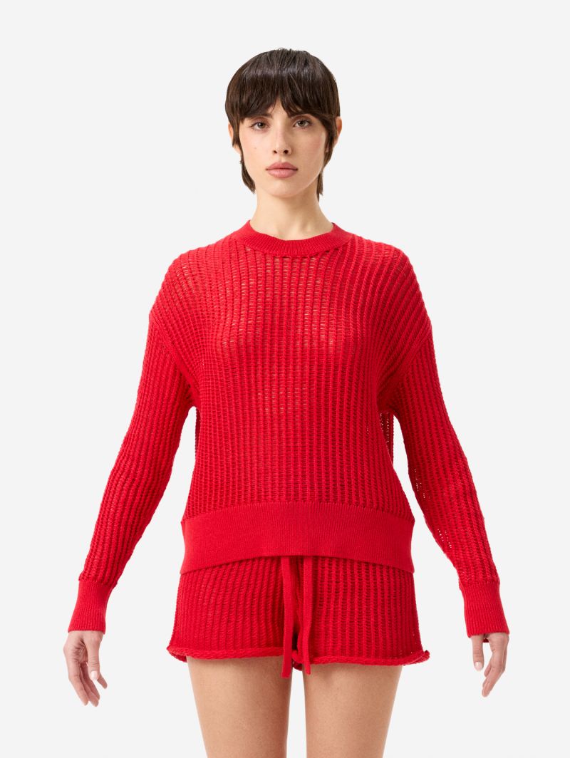 Lux jumper with cut-out on the back