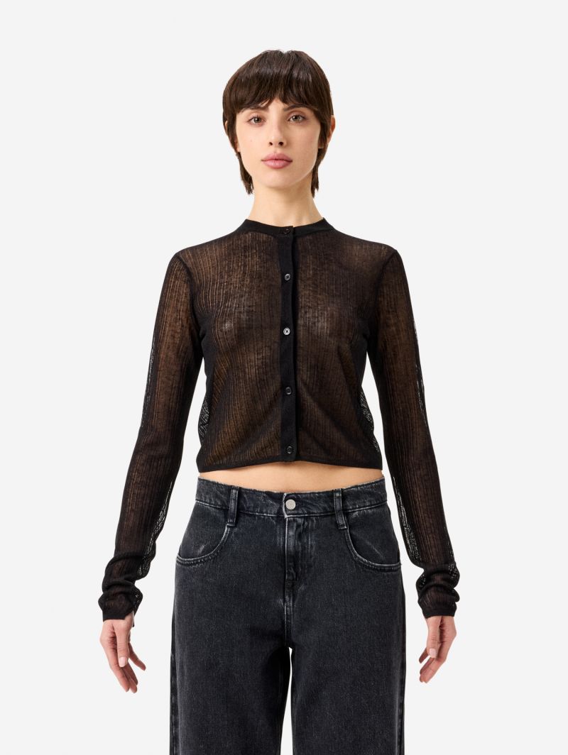 Linen-blend Bia cardigan