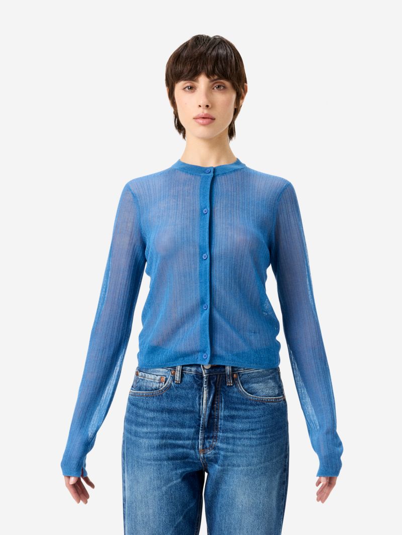 Linen-blend Bia cardigan