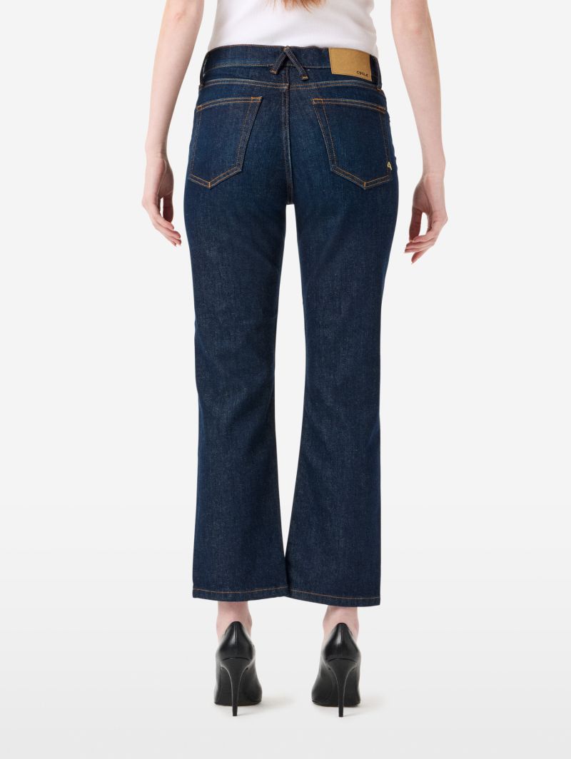 Francy slim fit straight leg dark rinse brushed