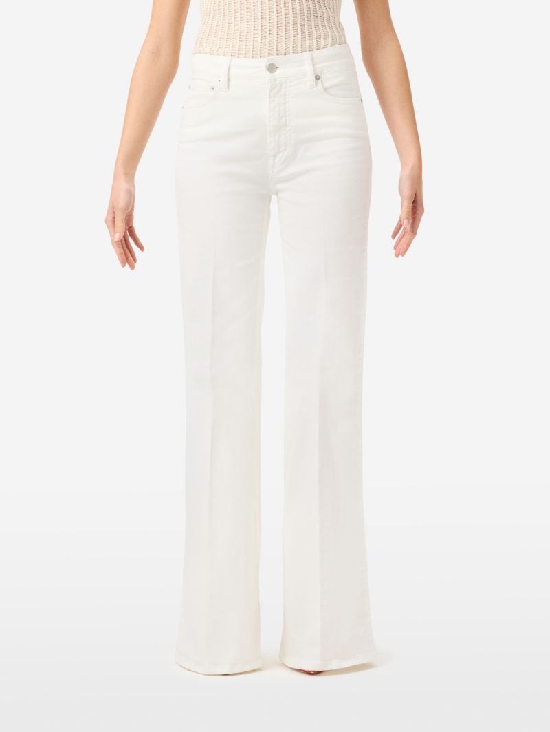 Flaire high rise flared direct dyed