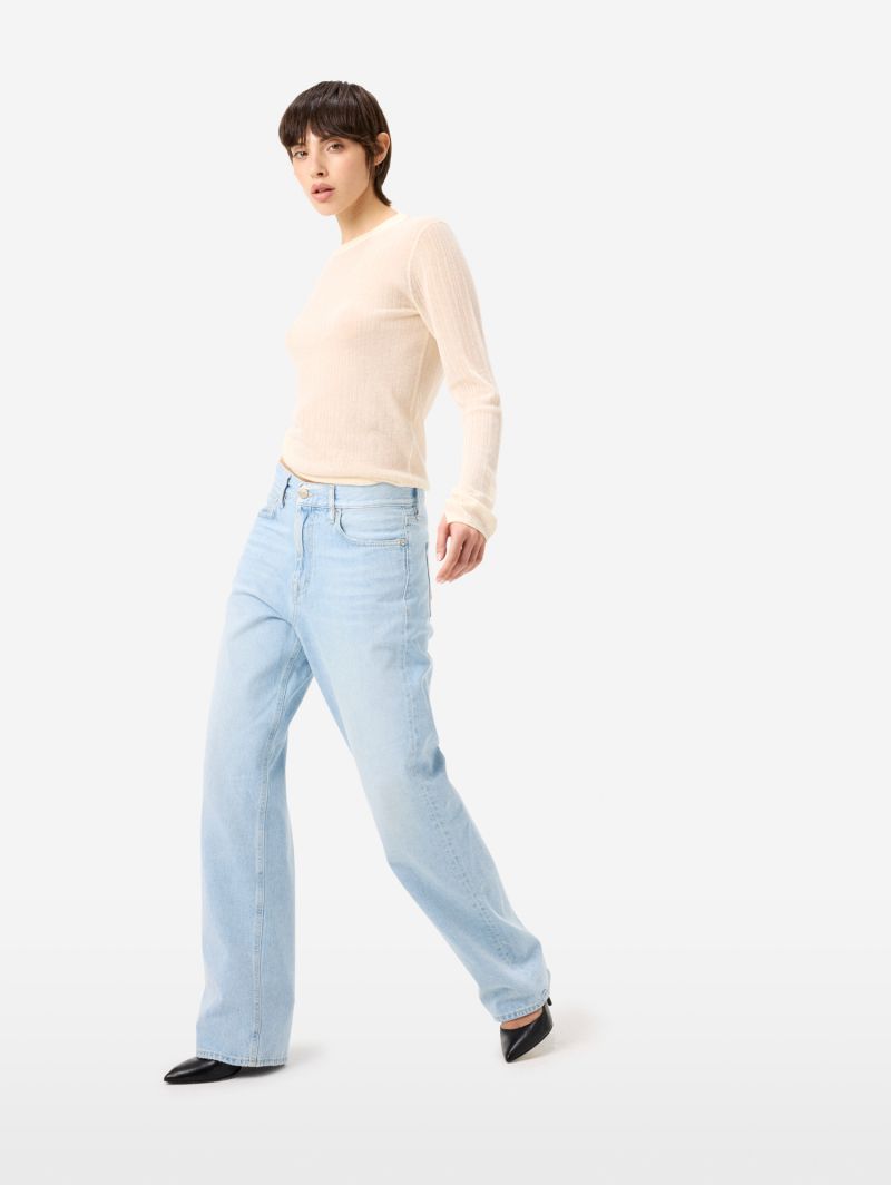 Mila low rise '90s fit ice bleach