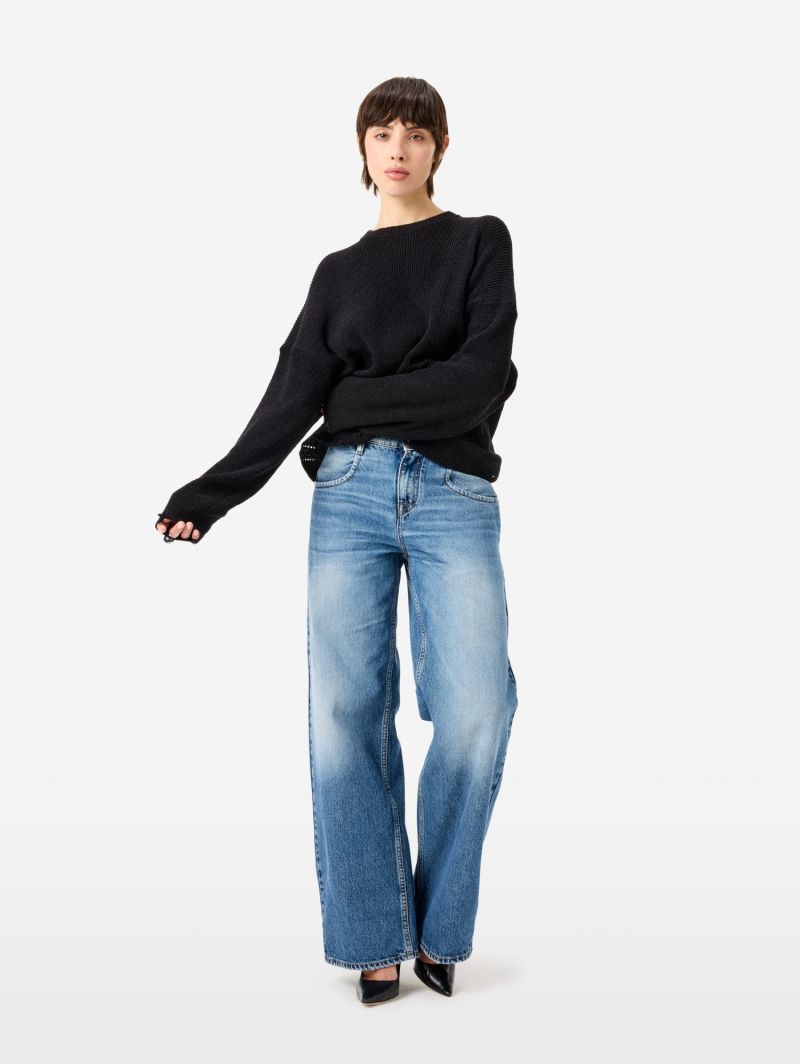 Low wide-leg Aida jeans